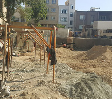 حفاری محل شمع 