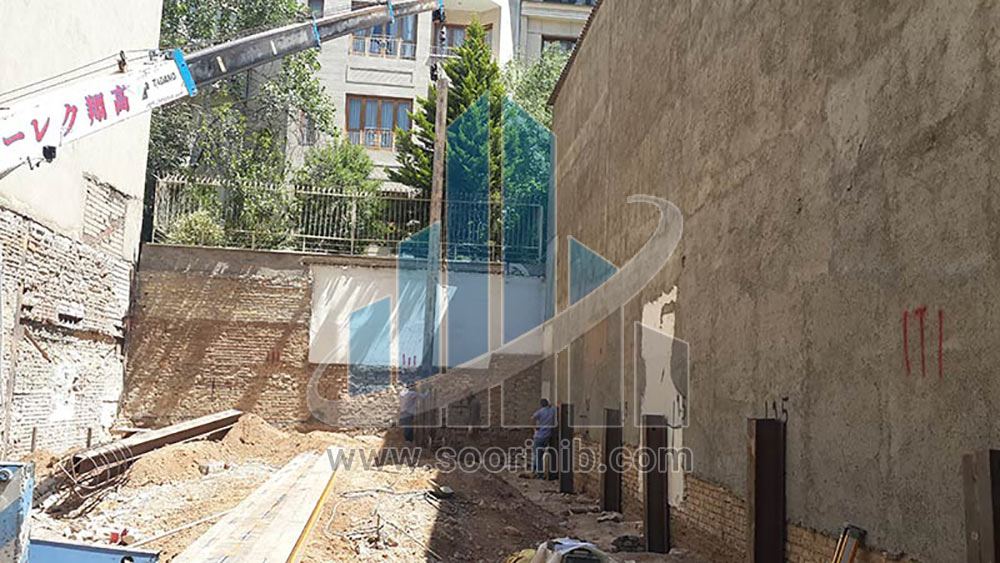 عملیات گودبرداری، تثبیت و پایدارسازی دیواره های گود به روش مهار متقابل