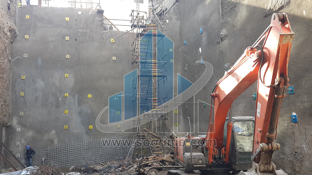 عملیات گودبرداری، تثبیت و پایدارسازی دیواره های گود 