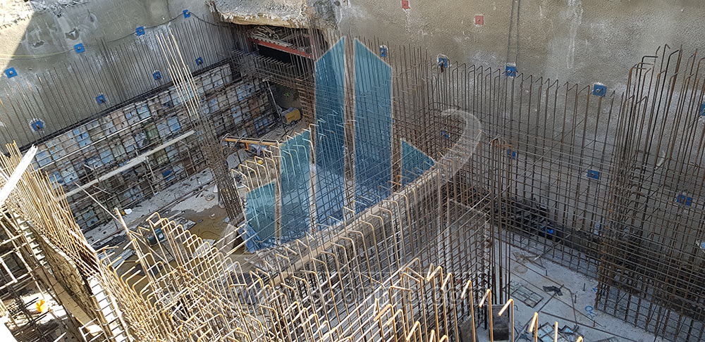 اجرای اسکلت بتنی- بونکر رادیوتراپی