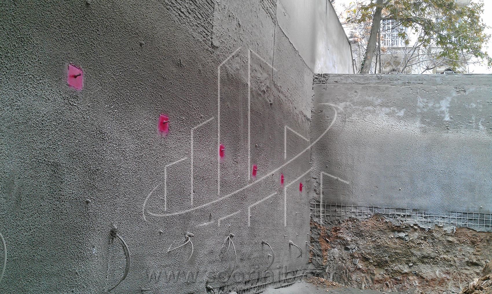 عملیات گودبرداری و تثبیت و پایدارسازی دیواره­های گود به روش اجرای نیلینگ