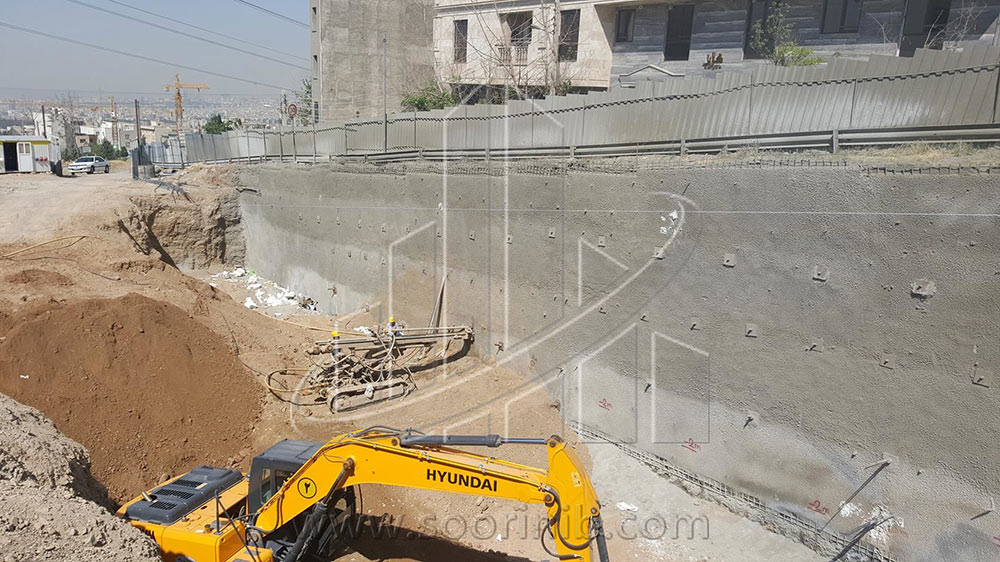  عملیات تثبیت و پایدارسازی  دیواره­های گود به روش نیلینگ